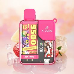 Aivono Aim Tank 9500 いちごアイス 650mAh