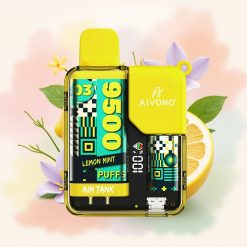 Aivono Aim Tank 9500 レモンミント 650mAh 18ml