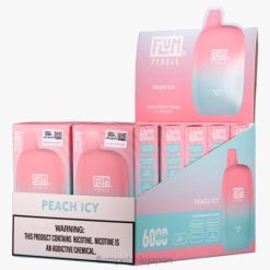 Flum Pebble 日本 - FLUM PEBBLES 6000パフ 10パック 桃の氷 8VX861