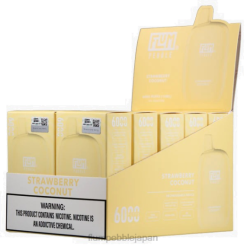 Flum Pebble Tokyo - FLUM PEBBLES 6000パフ 10パック ストロベリーココナッツ 8VX873